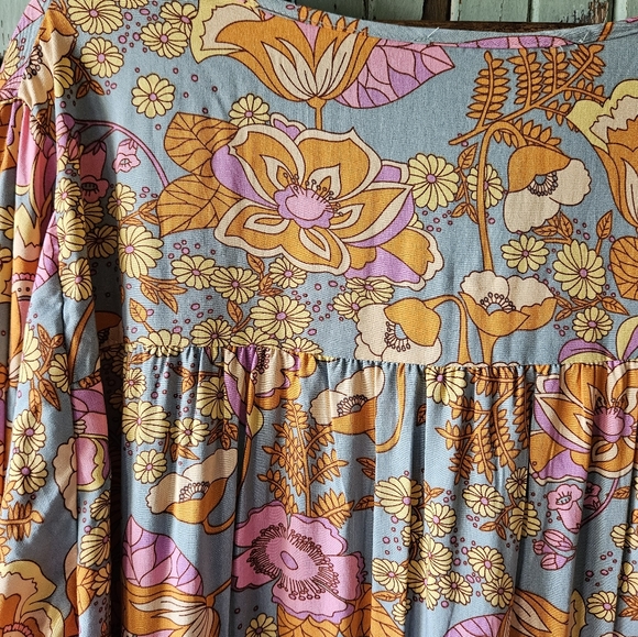 1X RustyDusty Flowy Floral dress - Picture 10 of 10
